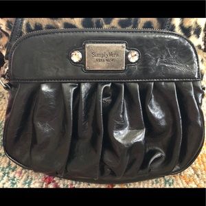 Simply Vera Wang black pleated purse